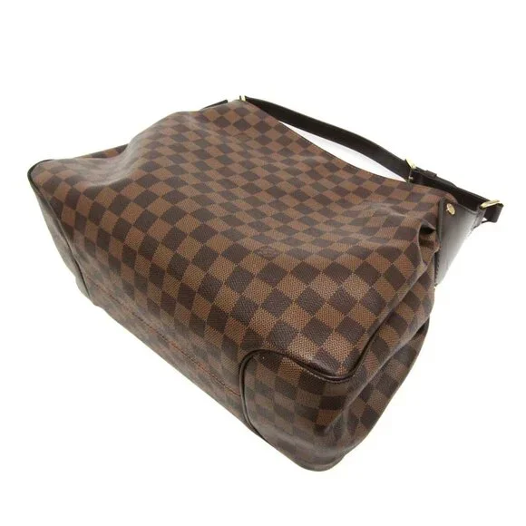 LOUIS VUITTON Authentic Brown Damier Shoulder Bag - Picture 2 of 11